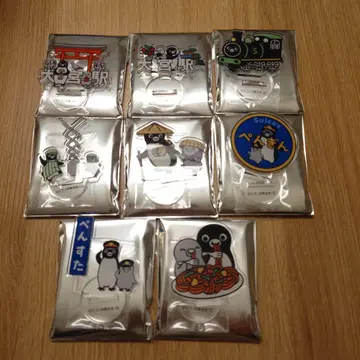 Suica 펭귄 오미야역 아크릴 스탠드 7종 + 시크릿 세트