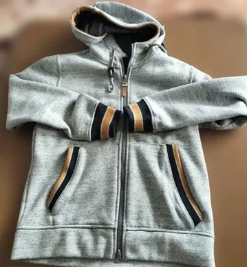 KRIFFMAYER 후드 부착 그레이 점퍼