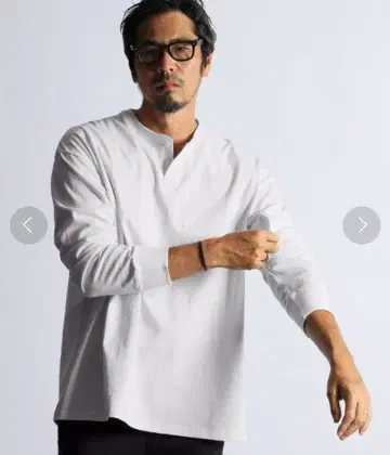 더 더퍼 오브 세인트 조지 오버 사이즈 헨리넥 롱 T S