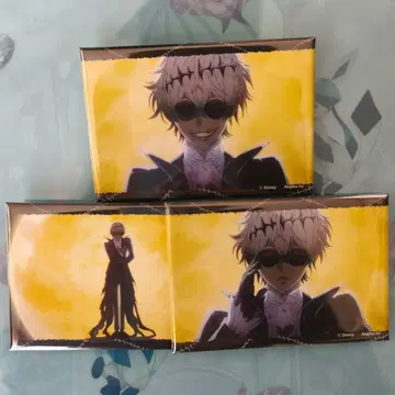 스컬리 트위스테 캔뱃지 3개 세트