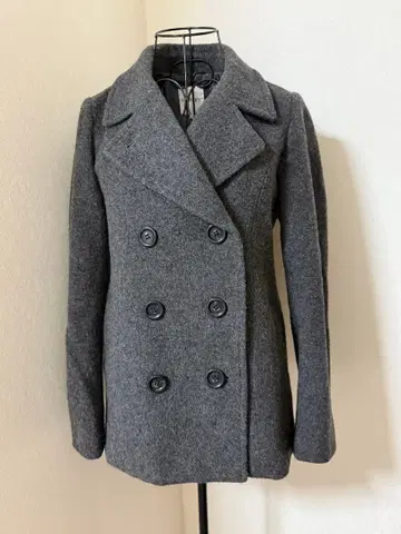 INDIVI 인디비 울 숏코트 일본제 그레이 36