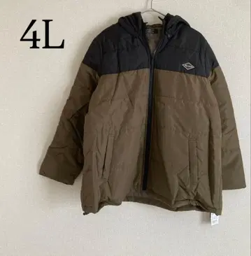 다운 자켓 빅 사이즈 4L 블루종 점퍼 브라운 계열 아우터