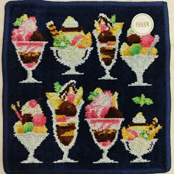 페이러 손수건 미사용 새상품 라브리 아라모드 네이비