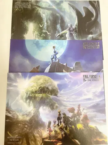 FF9 팝업 카페 런치 매트 전반기 3매 세트