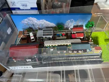 자작 디오라마 시골 역 건물 모음 모형