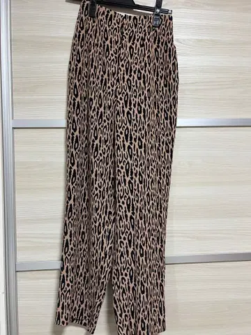 greed 레오파드 자카드 팬츠