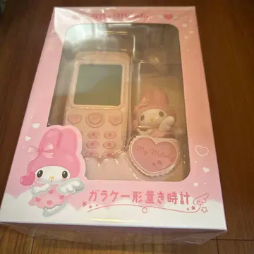 산리오 폴더폰 모양 탁상 시계 마이멜로디