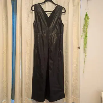 스타일 믹서기 인조 가죽 원피스 S