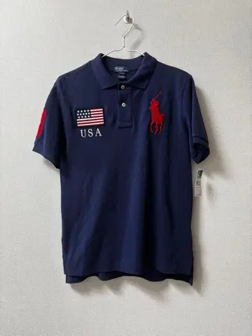 [새상품] 랄프 로렌 피케 셔츠 국기