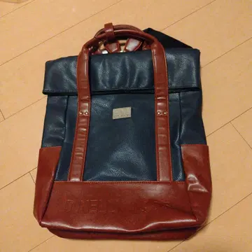 D.KELLY 네이비 브라운 럭색