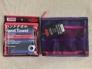 새상품 세트 STRANGER THINGS 훼미리마트 타월 파우치