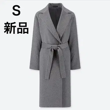 UNIQLO 유니클로 울 블렌드 랩 코트