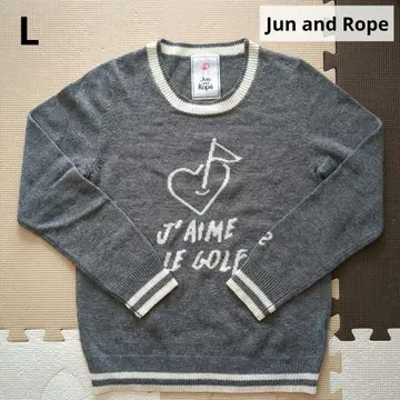 Jun and Rope 스웨터 그레이 L