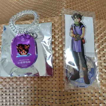 환상수호전 박물관 푿치 아크릴 스탠드 목욕탕 락커 키 모양 키링