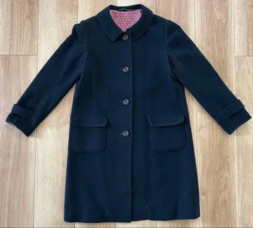 항구의 텐란카이 네이비 롱 코트