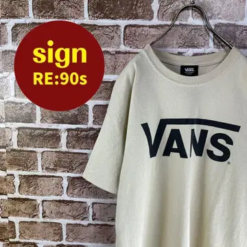VANS 반스 빅 프린트 로고 디자인 T셔츠