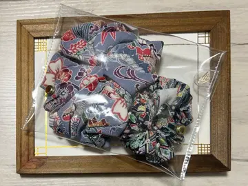 케니마리 꽃무늬 스크런치 2개 세트