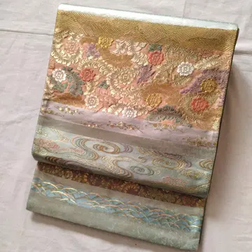 포멀 육통 무늬 후쿠로 오비