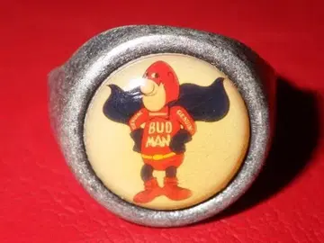80'S BUDMAN 토이 반지 420 빈티지 반지 버드와이저