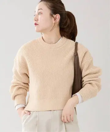 [ 2024AW ] IENA 카타아제 벌키 풀오버 베이지