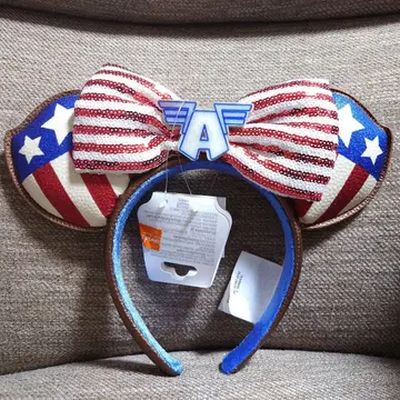 [ 일본 미발매 ] 홍콩 MARVEL 마블 캡틴 아메리카 머리띠