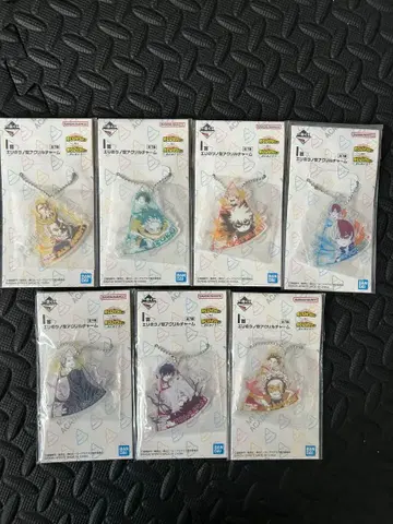 제일복권 히로아카 I상 에리의 뿔 모양 아크릴 참 7종 컴프 세트