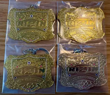제일복권 RIZIN D상 챔피온 벨트 메탈 참 4종 세트