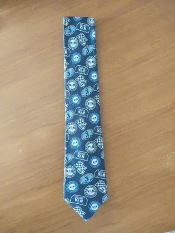 [ VAN JAC 넥타이 ] 밴자켓 로고 패턴 새상품급