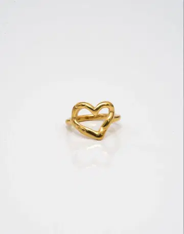 crea 하트형 골드링 11호