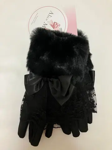 마시로 아리스 레이스 장갑 블랙 새상품 시마무라 콜라보