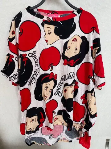 스노우 화이트 T셔츠 L 사이즈 도쿄 디즈니 리조트