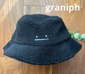 graniph 고양이 귀여운 섀도우 보아햇 블랙 새상품급