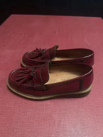 천연 가죽 로퍼 프린지 로퍼 BRONX