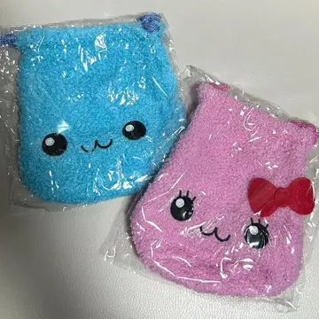 시즈쿠짱&우루오이짱 복슬복슬 복조리 파우치 가챠 헤이세이 팬시