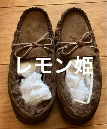 zootie (즈티): 페이크 무스탕 모카신 신발