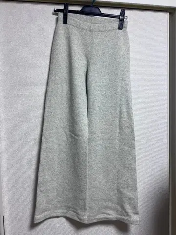 tomorrow land 그레이 니트 팬츠