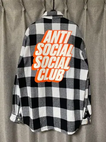 ANTI SOCIAL SOCIAL CLUB 체크 플란넬 셔츠