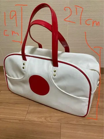 PUMA 보스턴 백 화이트 홍백