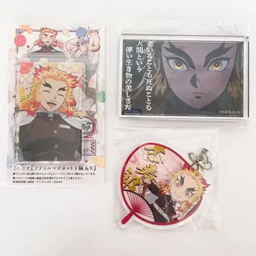 귀멸의 칼날 아크릴 마그넷 렌고쿠 전집중전