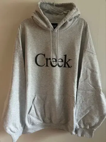 Creek Angler's Device 로고 후디 그레이