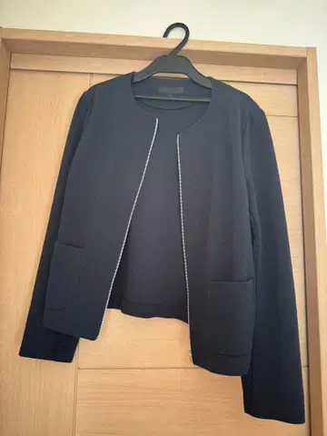 노카라 자켓 네이비 M 유니클로