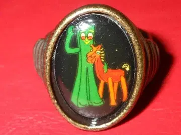 60'S 건비&포키 토이링 422 빈티지 완구 반지