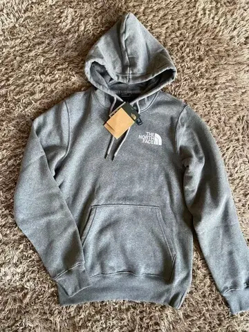 THE NORTH FACE 그레이 후드 부착 후드티