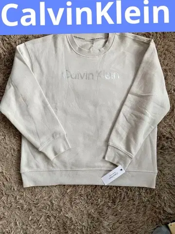 캘빈 클라인 퍼포먼스 베이지 맨투맨 L 사이즈