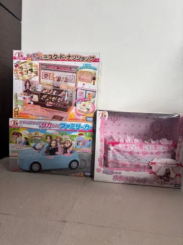 리카짱 미스터도넛샵 패밀리카 꿈꾸는 침대 세트