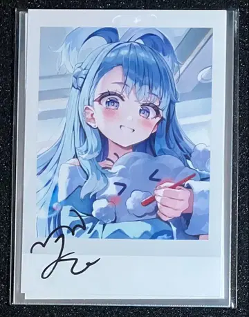 코보 카나에루 생일 기념 2024 친필 사인 폴라로이드풍 브로마이드 카드