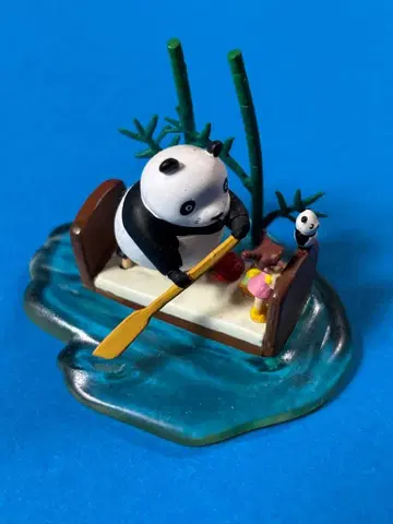 초 메루카리 시 유진 가챠 팬더코팬더 미니 피규어