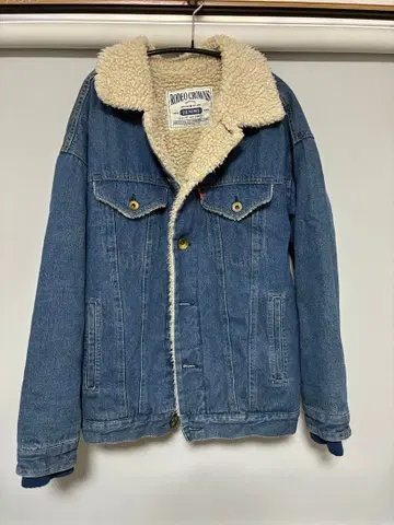RODEO CROWNS 데님 자켓 보아 옷깃