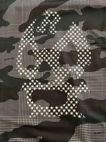 러셀룬도 러셀 긴팔 하이넥 셔츠 카모 패턴 골프웨어