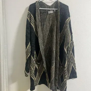 CYRUS 지오메트릭 패턴 가디건 XL